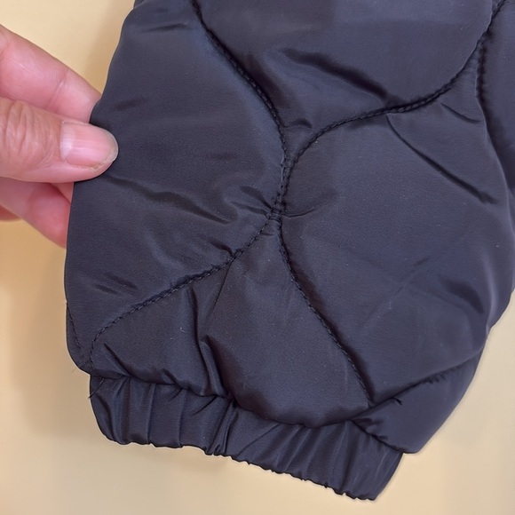 B Coature | NWT Black Quilted Puffer Hooded Snap Zip Jacket Small - Picture 10 of 17